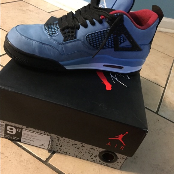 Travis Scott Jordan 4 - Picture 1 of 3